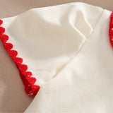 Toddler Girl Strawberry Lapel Shirt and Shorts Set