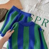 Toddler Striped Sweater and Pants Set