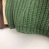 Toddler Vintage Solid Color Retro Style Knitted Sweater