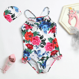 Toddler Girl Watermelon Flamingo Flower Bikini Swimsuit