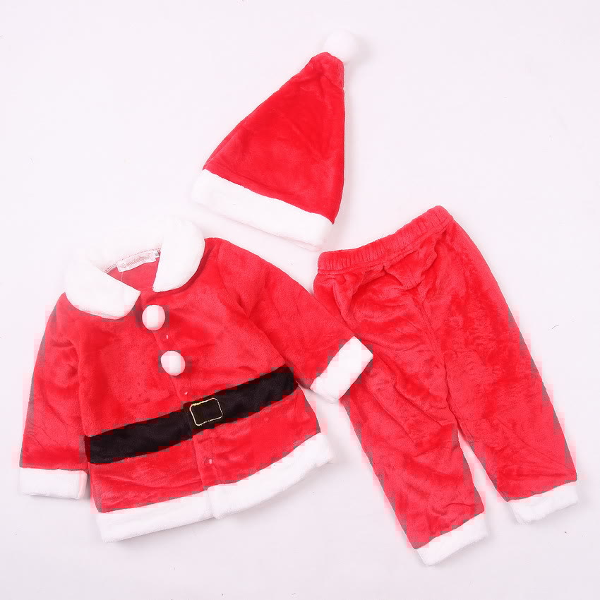 Toddler Cosplay Christmas Santa Claus 3 Pieces Set