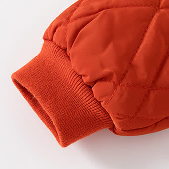 C Toddler Boy Letter Quilted Warm Coat