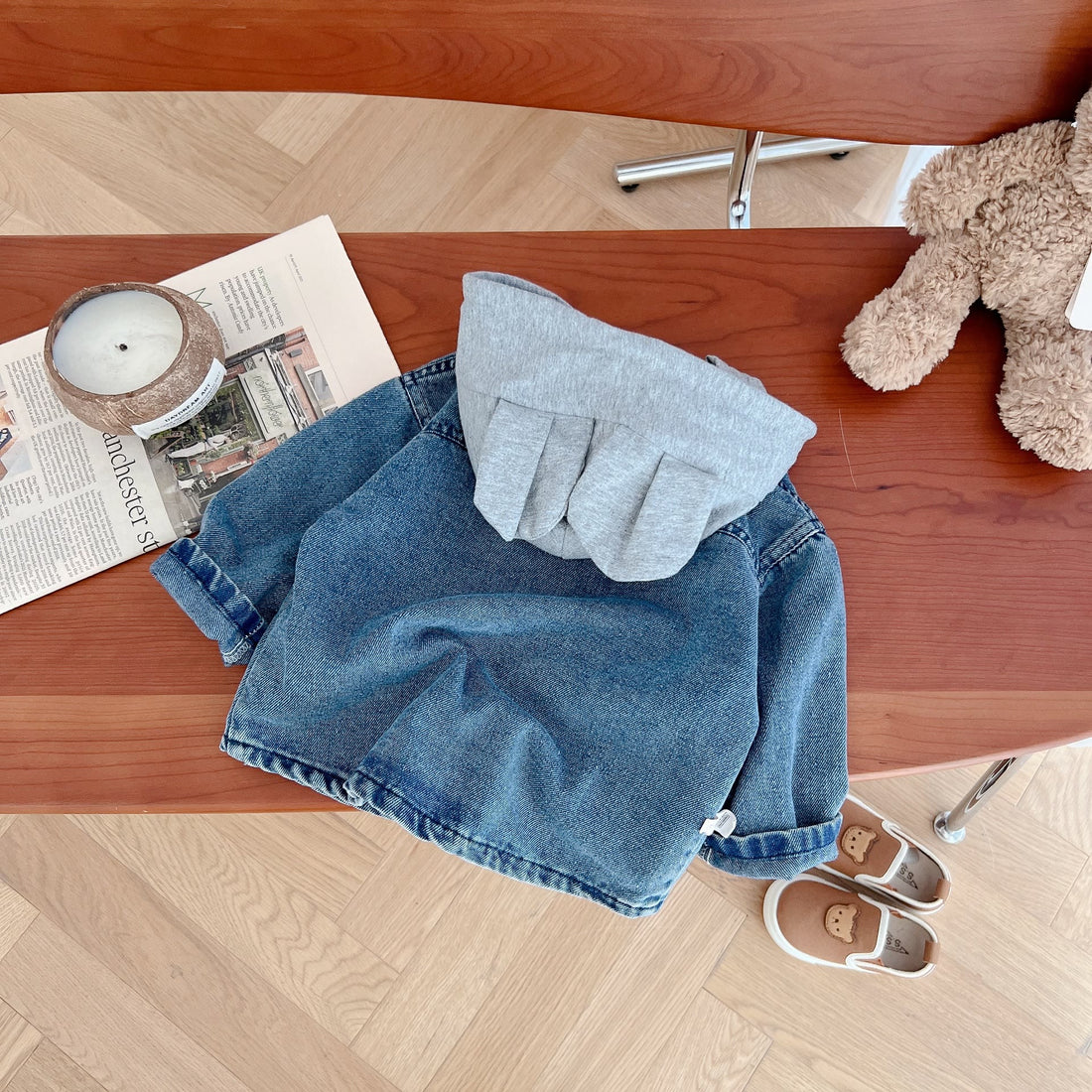 Baby Toddler Denim Hooded Jacket