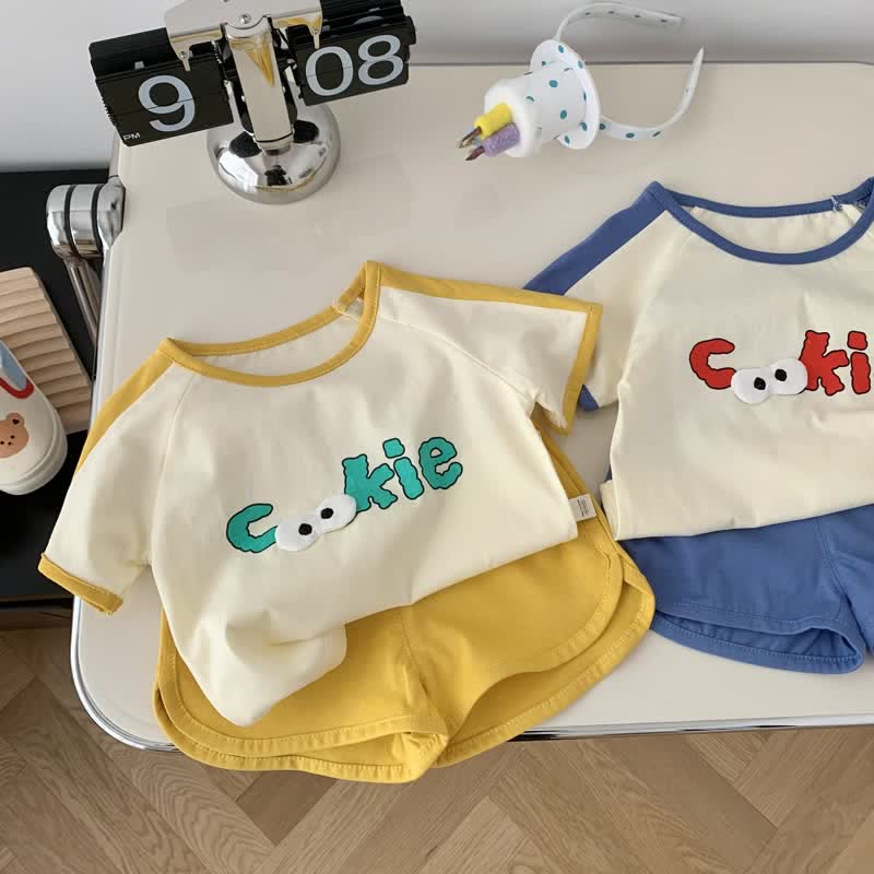 COOKIE Baby Toddler Tee and Shorts Set