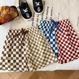 Toddler Color Block Checkerboard Shorts