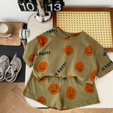 BE HAPPY Baby Toddler Smiley Tee and Shorts Set