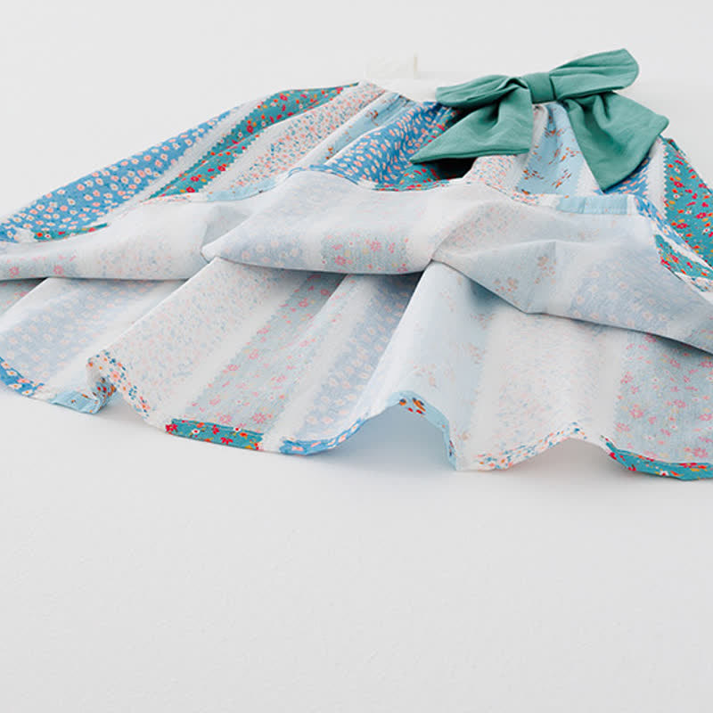 Toddler Girl Floral Bowknot Sling Dress