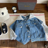Toddler Denim Hooded Blue Jacket