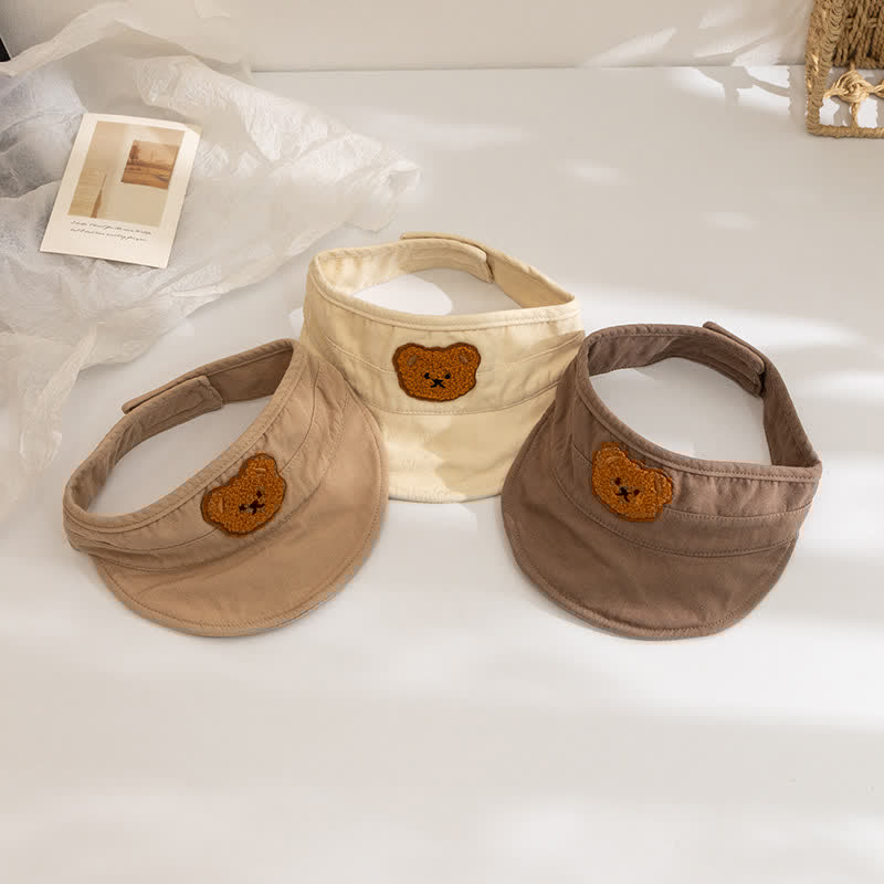 Baby Embroidered Bear Empty Top Hat