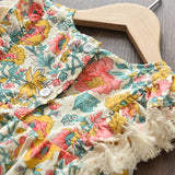 Toddler Girl Ruffle Trim Floral Dress