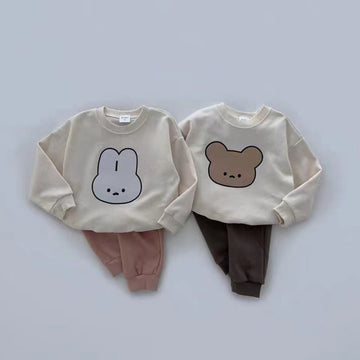 Baby Bear Bunny Shirt and Pants Set