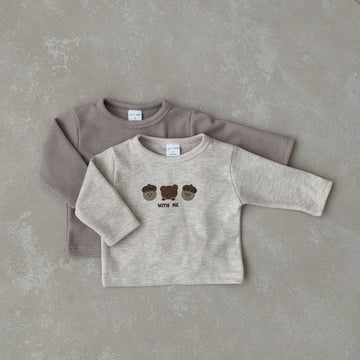WITH ME Baby Bear Filbert Earthy Color T-shirt
