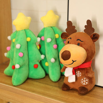 XMas Tree Elk Decor Plush Doll