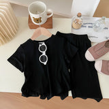 Toddler Girls Drawstring Irregular 2 Pieces Set