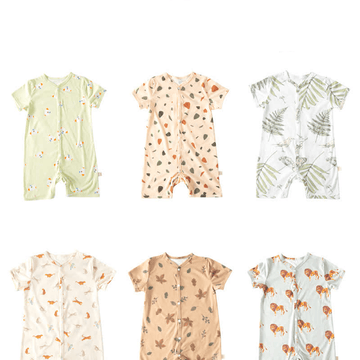 Baby Unisex Animal Cozy Romper