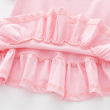 Toddler Girl Rainbow Polo Collar Dress