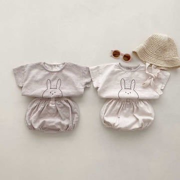 Baby Bunny Casual Tee and Short Set