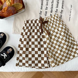 Toddler Color Block Checkerboard Shorts