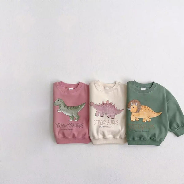 TYRANNOSAURUS Toddler Slogan Dinosaur Sweatshirt