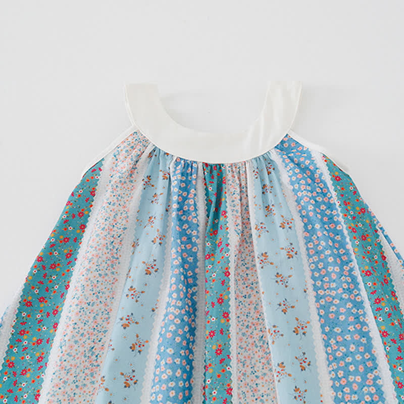 Toddler Girl Floral Bowknot Sling Dress