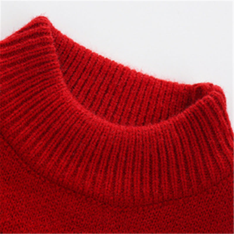 Toddler Cartoon Elk Lovely Knitted Sweater