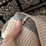 Toddler Vintage Knitted Jacquard Design Sweater