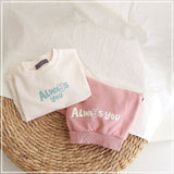 ALWAYS YOU Toddler Girl Slogan Sweatshirt