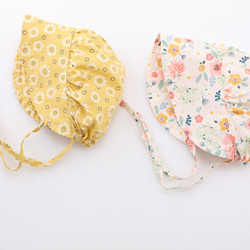 Baby Flower Wide Brim Sun Hat