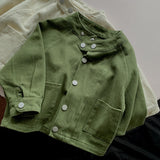 Toddler Boy Stand Collar Jacket
