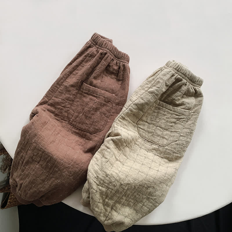 Toddler Boy Double-layer Pants