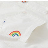 Toddler Boy Rainbow Polo Collar Shirt