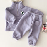 I WANT OUTSIDE TODAY Baby Polar Fleece Pullover & Pants Set