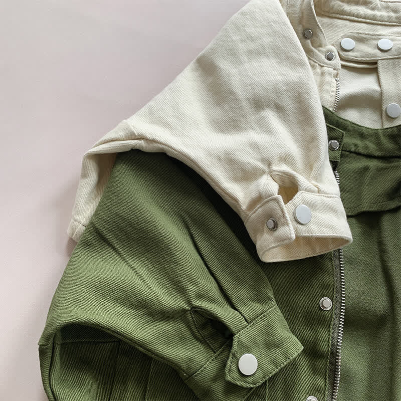 Toddler Boy Stand Collar Jacket