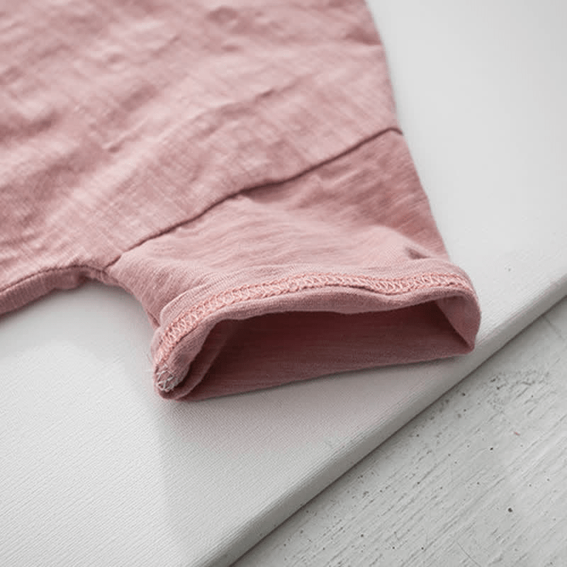 Toddler Solid Color Loose Casual Tee
