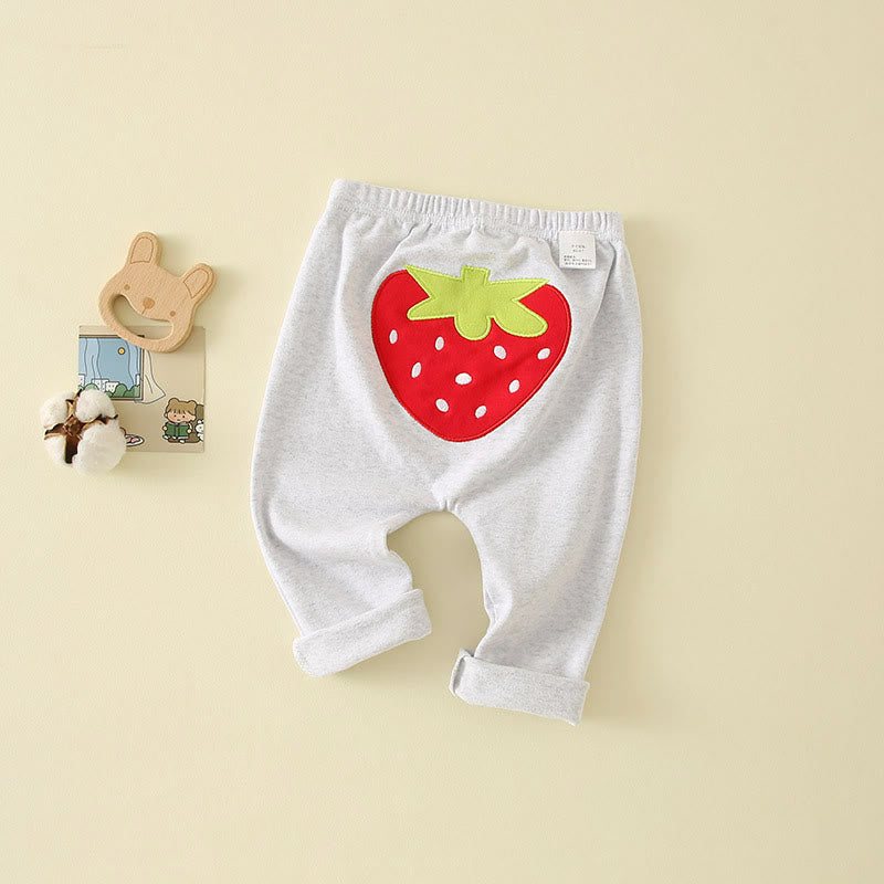 Baby Red Strawberry Cute Pants