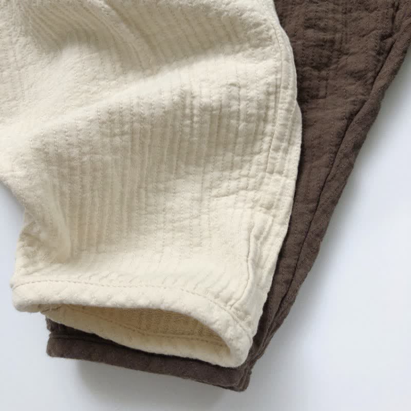 Toddler Boy Retro Solid Color Pocket Casual Pants