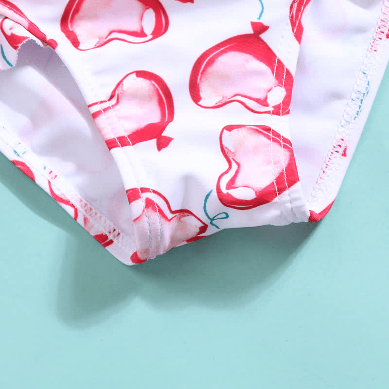 Toddler Girl Watermelon Flamingo Flower Bikini Swimsuit