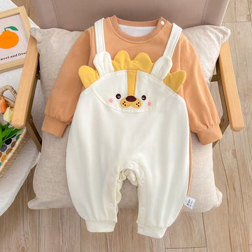 Baby Animal Fake 2 Pieces Romper