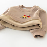 MILK TEO Baby Brown Lovely Sweatshirt