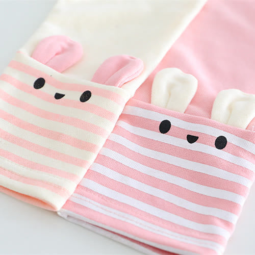 Toddler Girl Lovely Bunny 3D Ears Tail 2 Pieces Set