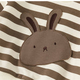 Toddler Striped Rabbit Sweatshirt