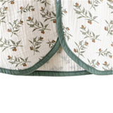 Toddler Green Leaves 3D Ears Hooded Cloak