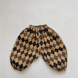 Toddler Retro Style Plaid Pants