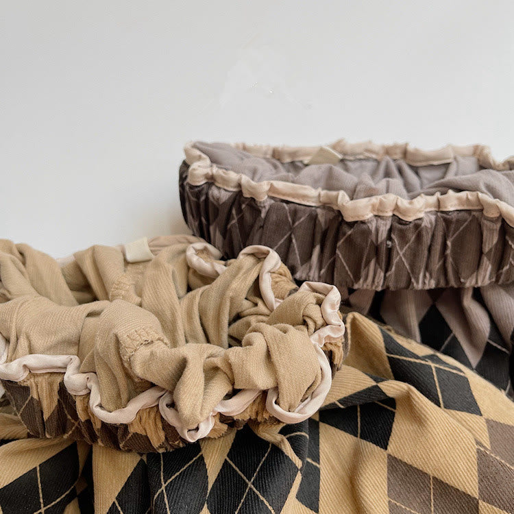 Toddler Retro Style Plaid Pants