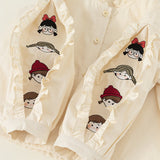 Toddler Girl Bear Sweet Vest Shirt Skirts