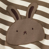 Toddler Striped Rabbit Sweatshirt