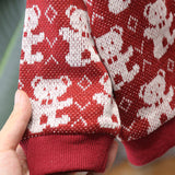 Toddler Bear Knitted Casual 3 Pieces Set