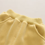 Toddler Smile Fleece Hooded Sweatsuit 2 Pieces Set