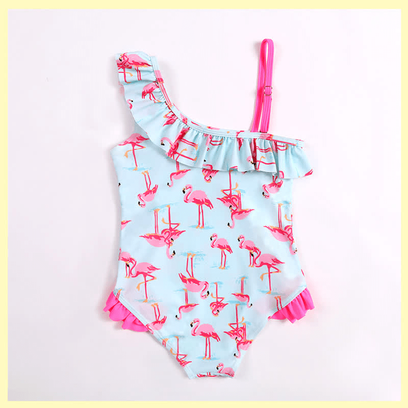 Toddler Girl Watermelon Flamingo Flower Bikini Swimsuit