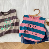 MAKE YOUR OWN MAGIC Baby Toddler Striped Tank Top